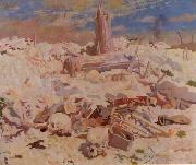 William Orpen Thiepval oil on canvas